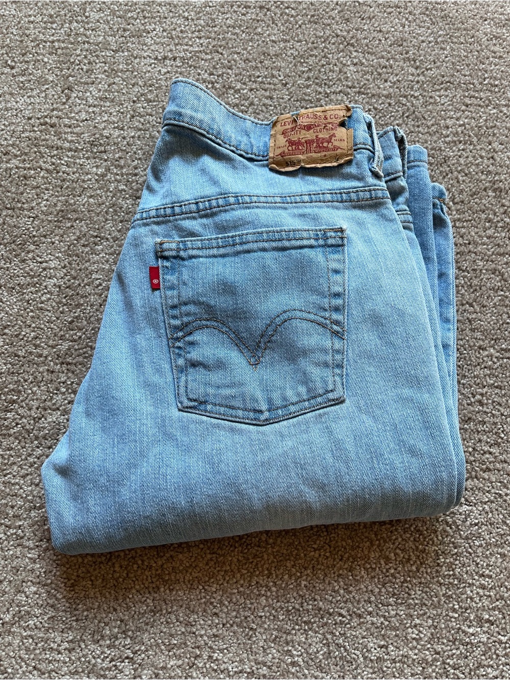 VTG 00’s /Y2K Levis 515 Nouveau Bootcut Womens 6M Light Wash Denim Jeans